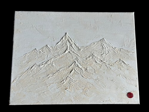 Peinture huile sur - À,