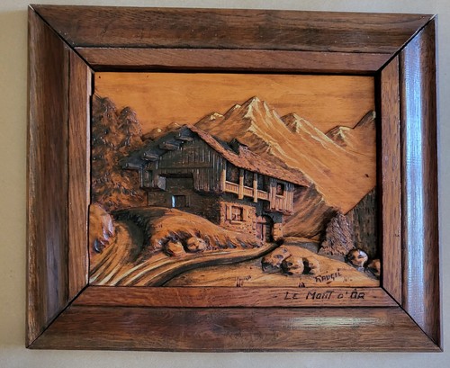 Ancien tableau bois - ancien,